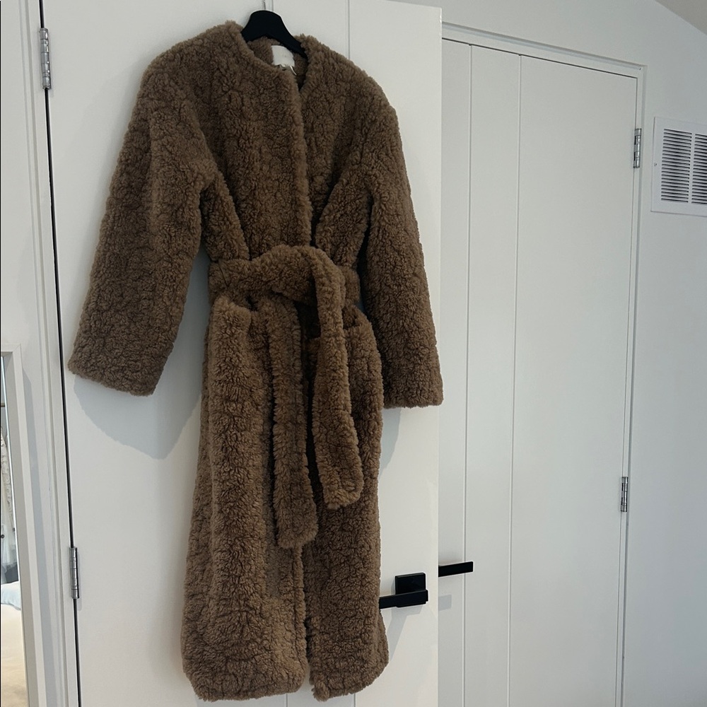 H&M Tan Teddy Jacket